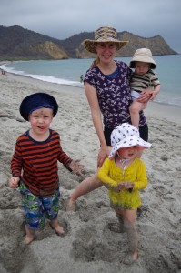 The kids loved the beach